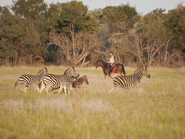 Family horse riding vacation in South Africa