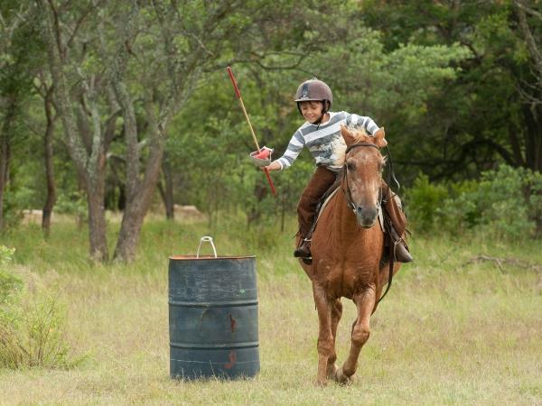 Family horse riding vacation in South Africa