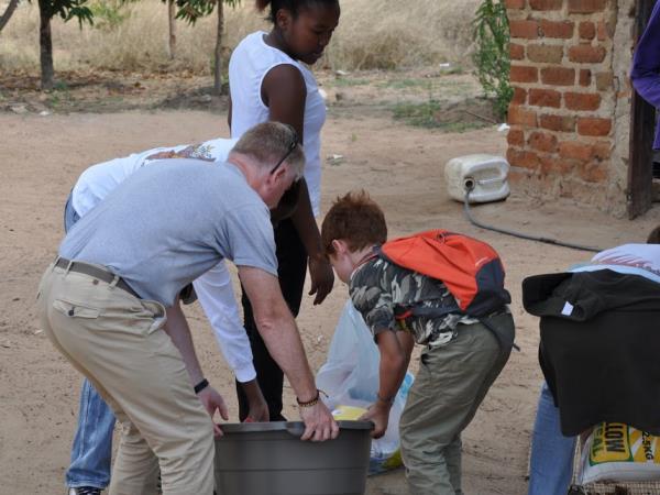 Family volunteering and safari vacation, South Africa