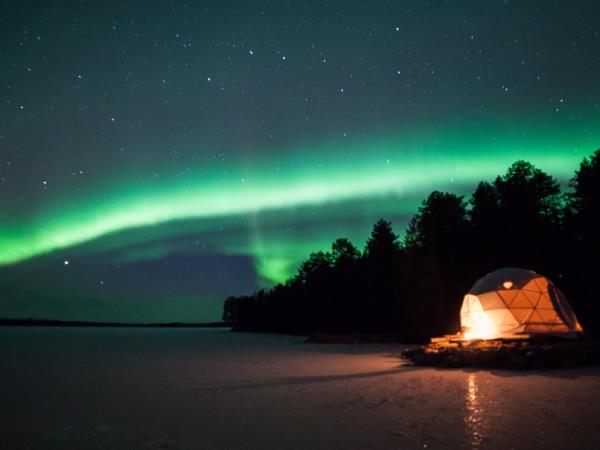 Northern Lights vacation in Finnish Lapland, Harriniva