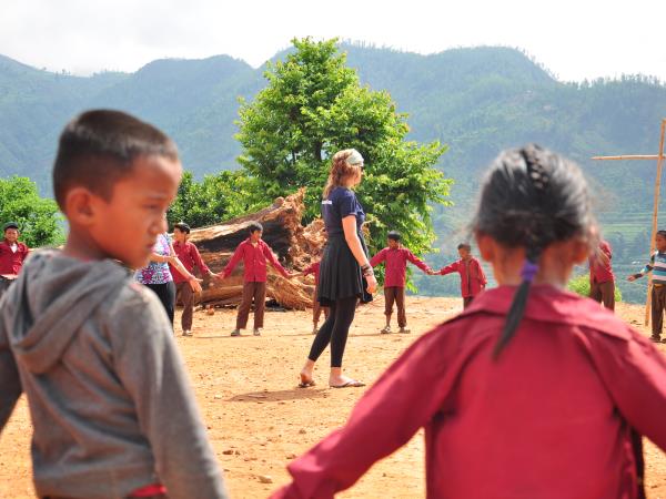 Family volunteering and adventure vacation, Nepal