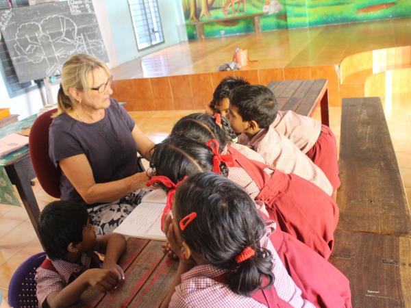 Over 50s volunteering in India