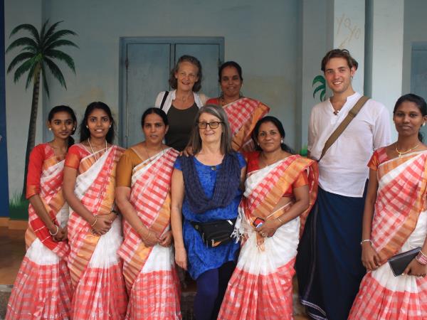 Over 50s volunteering in India