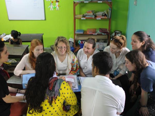 Yoga in India and volunteering vacation