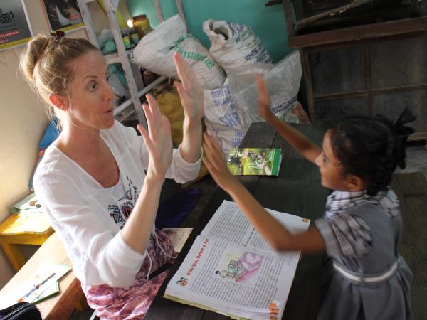 Yoga in India and volunteering vacation