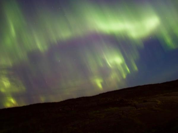 Iceland northern lights and snowshoeing vacation