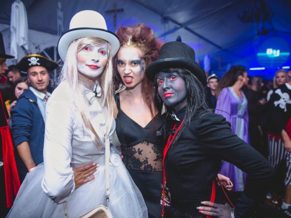 Halloween holiday in Transylvania with party at Bran Castle