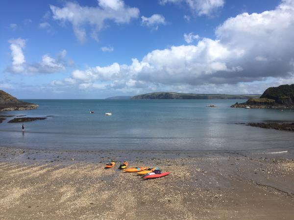 Sea kayaking vacation in Wales