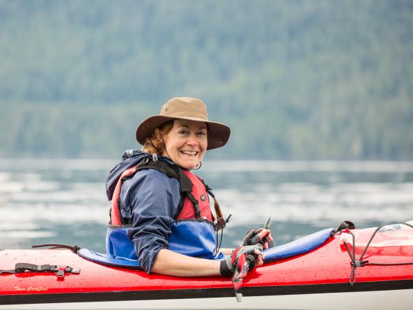 Kayak with orcas vacation in Canada