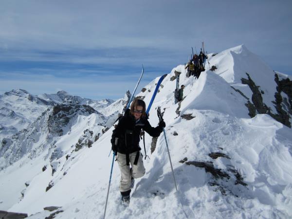 Ski touring vacation in the French Alps