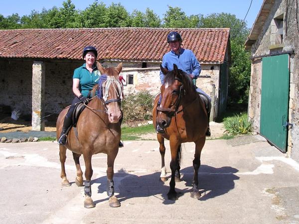 Horse riding vacation in France