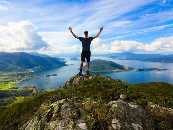 Norway self guided biking vacation, Hardangerfjord