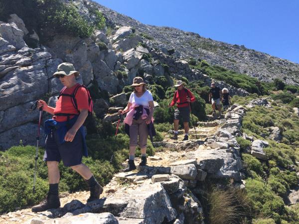 Self guided hiking vacation in Santorini and Naxos, Greece