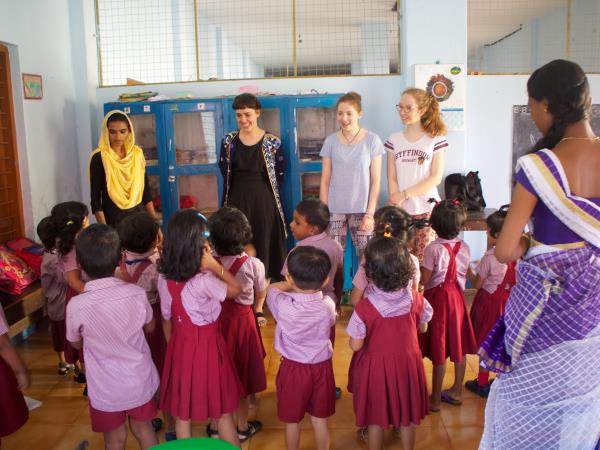 India volunteering & highlights