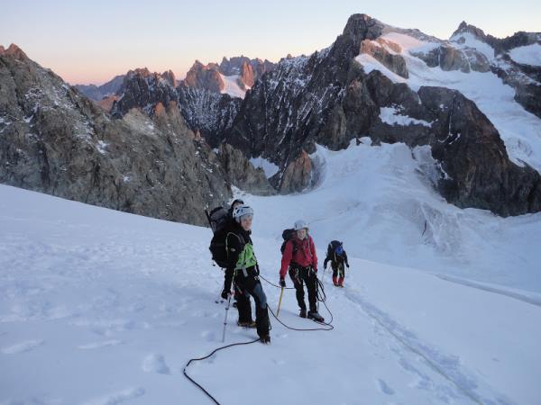 French Alps climbing vacation