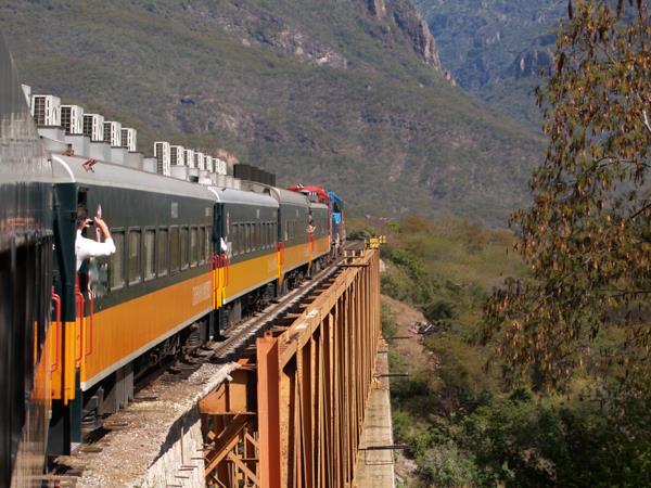 Copper Canyon to Baja Coast in Mexico, rail and beach vacation