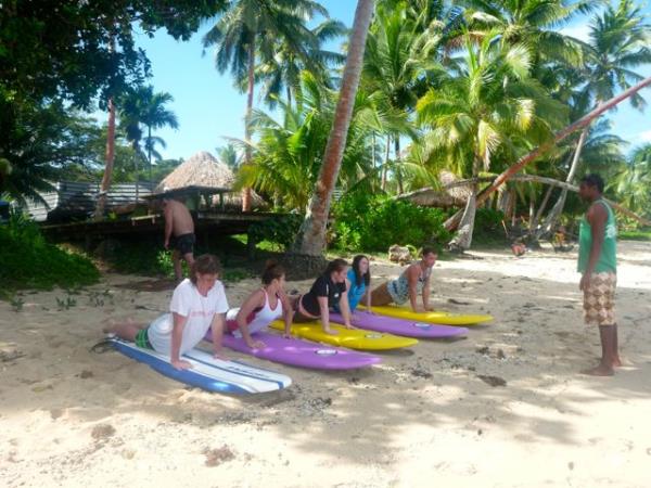 Fiji surfing vacation