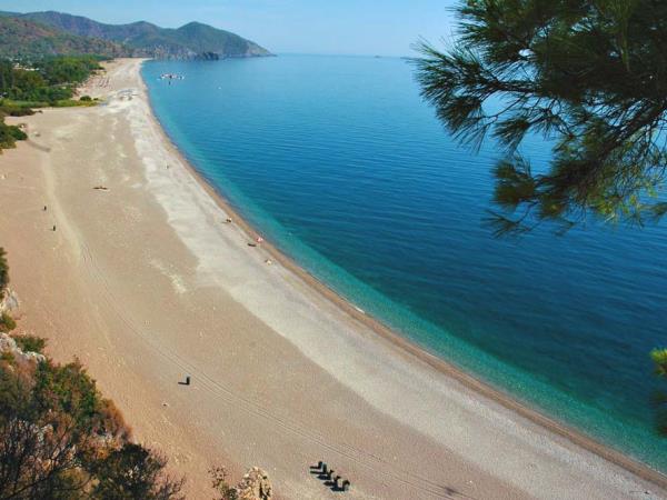 Beach vacation in Cirali, Turkey