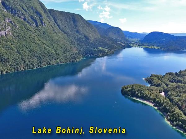 Slovenia lake swimming vacation