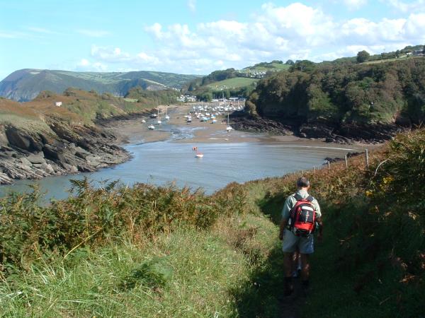 South West Coast Path walking vacation, England