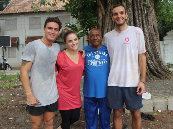 Volunteer in India, sports coaching