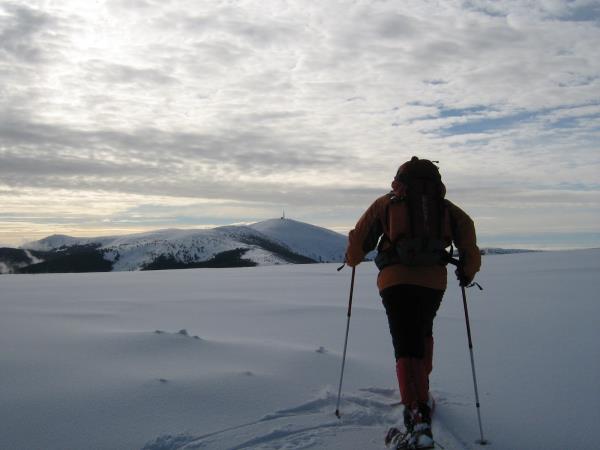 Carpathian Mountains snowshoeing vacation, Romania