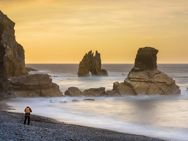 Northern Spain vacation holiday, wild seascapes