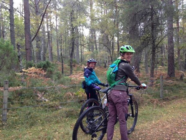 Cairngorms mountain biking in Scotland