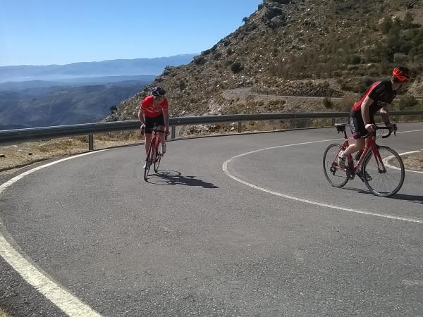 Challenging road cycling vacation in Spain