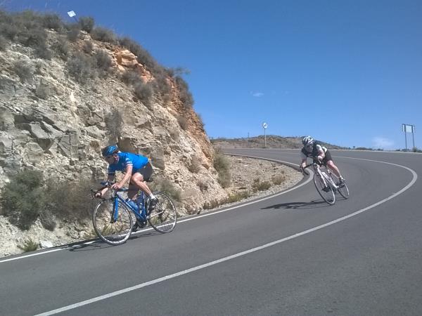 Challenging road cycling vacation in Spain
