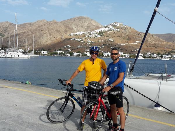 Sailing and biking Cyclades vacation, Greece