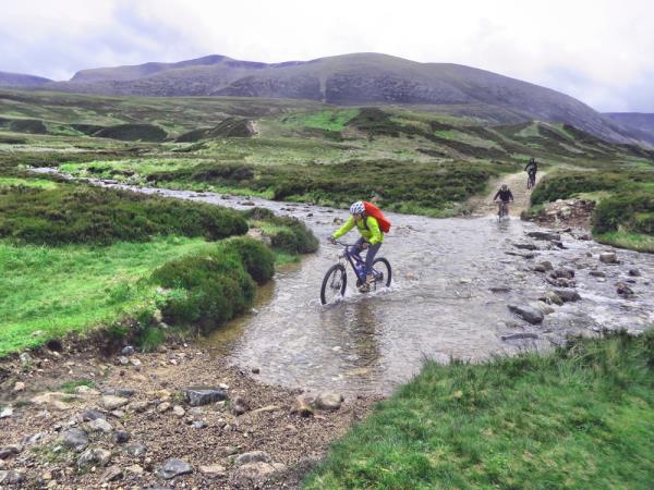 Cairngorms mountain biking in Scotland