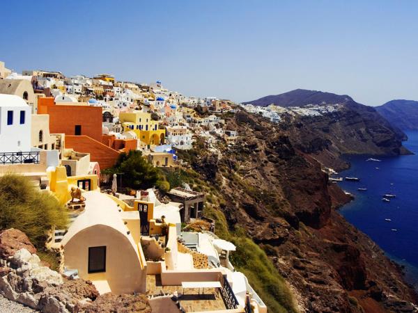 Greek Islands hiking vacation in West Crete & Santorini