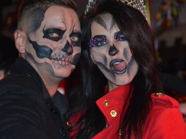Halloween holiday in Transylvania with party at Bran Castle