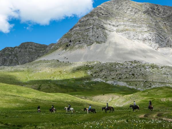 Wilderness riding vacation in Montenegro