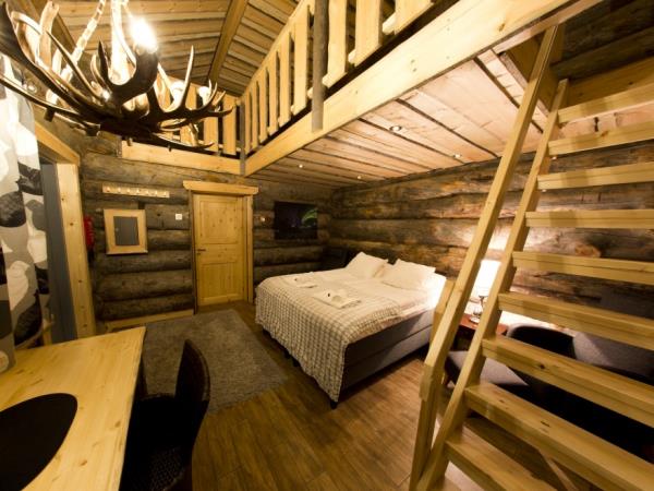 Lapland vacation, husky safari & log cottage