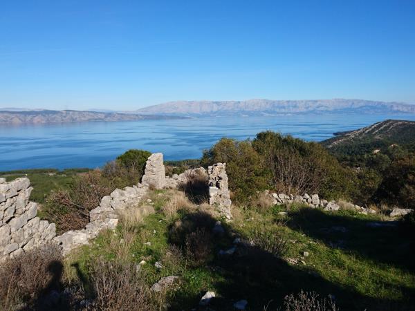 Self guided hiking in Brac and Hvar, Croatia