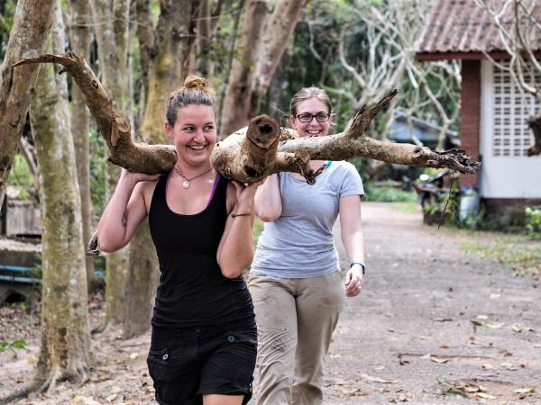 Laos Wildlife sanctuary volunteering vacation