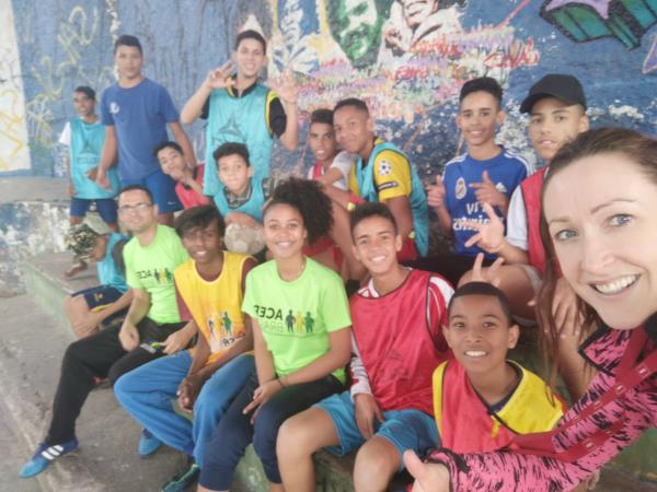 Sports coaching volunteering in Brazil