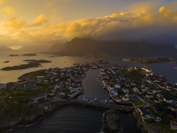 Lofoten islands sailing vacation, Norway