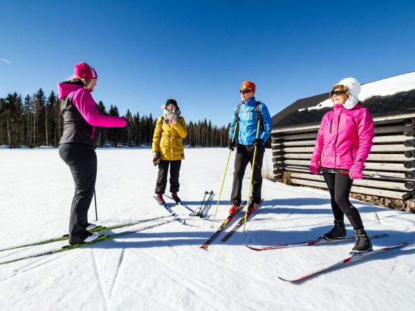 Cross-country skiing vacation in Finland