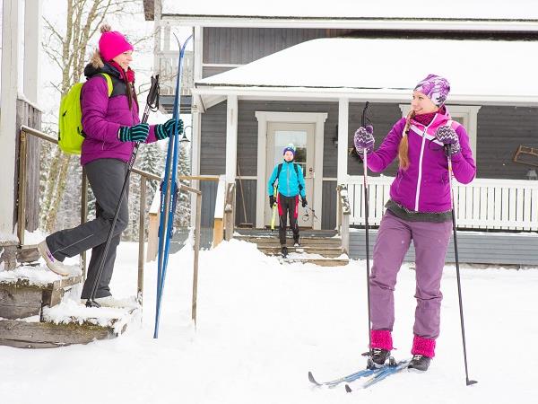 Cross-country skiing vacation in Finland