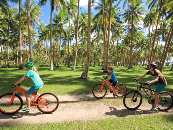 Fiji family cycling vacation