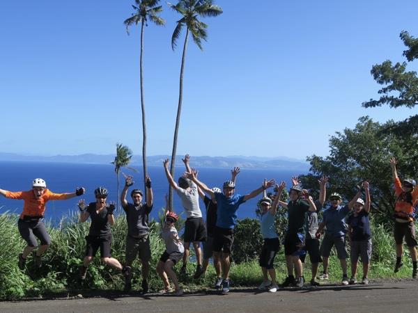 Fiji family cycling vacation