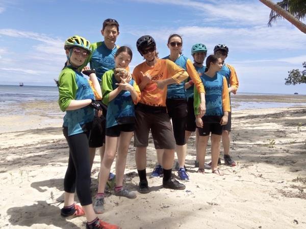 Fiji family cycling vacation