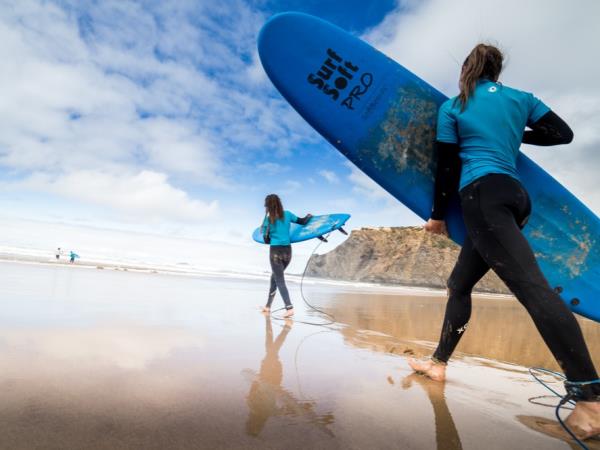 Yoga and surf vacation