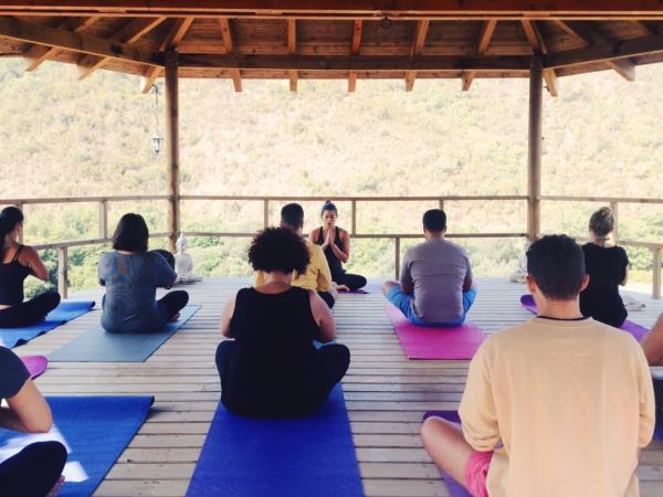 Yoga and surf vacation