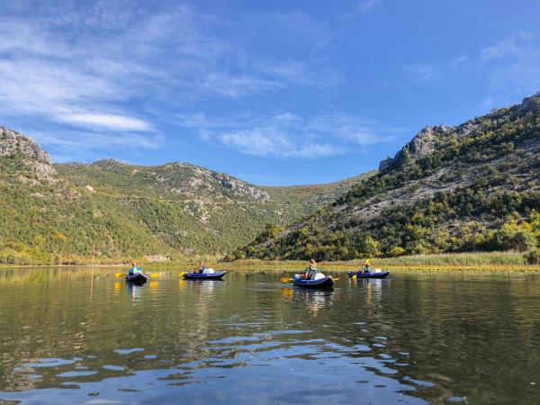 Canoeing and kayaking vacation in Montenegro, Lake Skadar