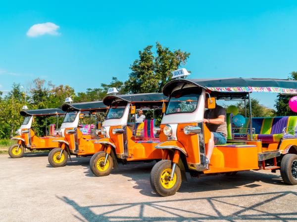 Thailand adventure holiday, self drive Tuk Tuk 