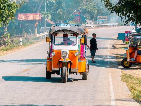 Thailand adventure holiday, self drive Tuk Tuk 